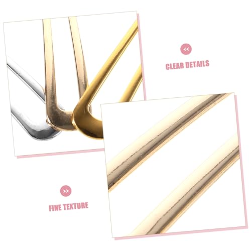 GALPADA 3 Stück Teiliges Haarnadel U Förmig aus Metall Langlebige Französische Haarnadeln für Dutt und Hochsteckfrisuren Klassischer Haarschmuck für Damen Vielseitig Kombinierbar Silber von GALPADA