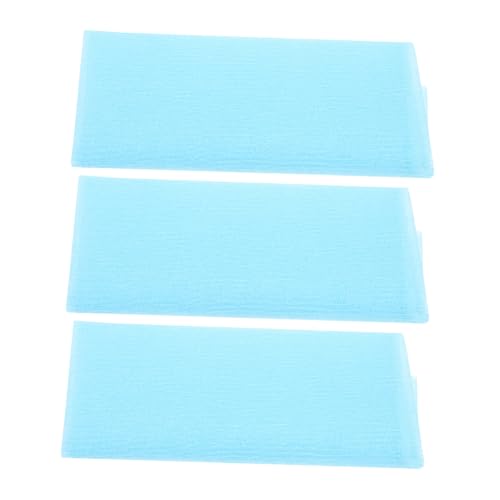 GALPADA 3 Stück Teiliges Peeling Badetuch aus Weichem Nylon Langes Rückenschonendes Duschhandtuch mit Reibender Struktur Hautfreundlich Schäumend für Sanfte Ganzkörperreinigung Zuhause von GALPADA