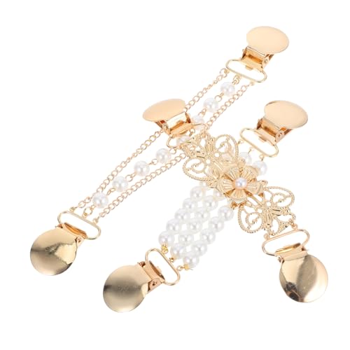 GALPADA 3 Stück Teiliges Vintage Pullover Clips mit Kunstperlen Kragenketten und Strickjacken Broschen für Damen Vielseitige Accessoires für Pullover Kleider Schals und Blusen GALPADA 3 Stück Teiliges Vintage Pullover Clips mit Kunstperlen Kragenketten und Strickjacken Broschen für Damen Vielseitige Accessoires für Pullover Kleider Schals und Blusen von GALPADA