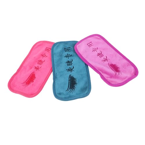 GALPADA 3 Stück Teiliges Weiche Stoff für Lash Grafting und Eyelash Extension Hautfreundliche Stirnpads in Weiß Praktisches Beauty Handtuch für Make Up Entfernung und Gesichtsreinigung von GALPADA