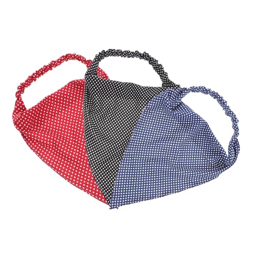 GALPADA 3 Stück Teiliges Yoga Stirnband mit Clips Dreieckiges Sport Kopftuch für Damen Schweißabsorbierend Hautfreundlich zum Fixieren der Haare bei Fitness und Outdoor Aktivitäten Farben von GALPADA