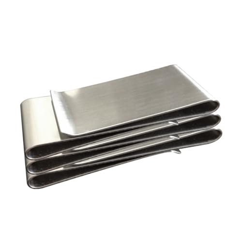 GALPADA 3stücke Teiliges Geldclip Kreditkartenetui Metall Minimalistischer Geldhalter Für Bargeld Und Karten Und Langlebig Für Fronttasche von GALPADA