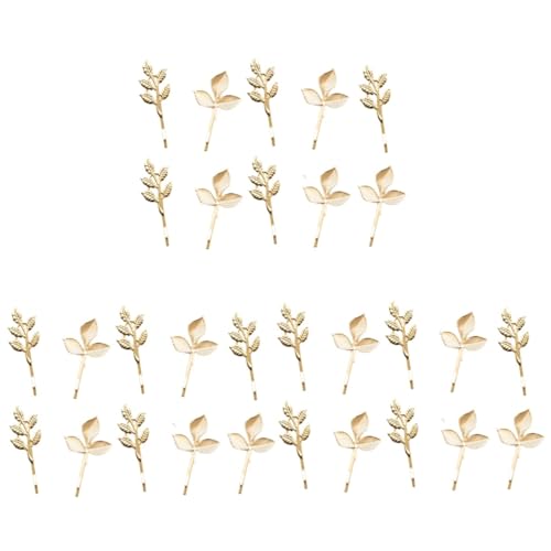 GALPADA 3 Sets Langlebige Haarnadeln Aus Legierung Haarspangen in Blattform Für Frauen Haarspange Haarschmuck Für Frauen Einfach Zu Verwenden 10 Stück * 3 von GALPADA