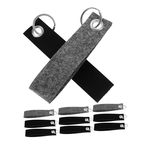 GALPADA 30stücke Filz Schlüsselanhänger Rohlinge Blanko Anhänger Charms Kreative Hängekette Basteln Schlüsselanhänger Zum Aufhängen Für Rucksäcke von GALPADA