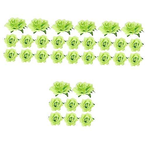 GALPADA 32 Stk Rosen Haars Pangen Haar Kleine Blumenhaarspangen Patricks Day Haarspange Haarschmuck Für Frauen Rosafarbene Haarspange Fräulein Stoff Haarklammer Mode von GALPADA