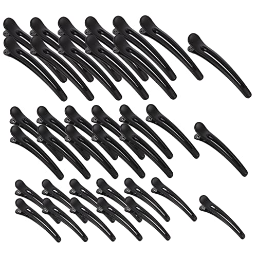 GALPADA 36 Stck Teiliges Schwarze Hohle Frauen haarklammern Sichere Duckbill haarspangen für festen Sitz Modische Frisuren Geeignet für Alltag Eleganter Haarschmuck von GALPADA