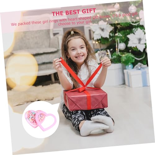 GALPADA 36 Stück Teiliges Kinderring Set aus Kunststoff Bunte Cartoon Ringe für Mädchen Verstellbar für Geburtstagsparty und Rollenspiele Geschenkbox GALPADA 36 Stück Teiliges Kinderring Set aus Kunststoff Bunte Cartoon Ringe für Mädchen Verstellbar für Geburtstagsparty und Rollenspiele Geschenkbox von GALPADA