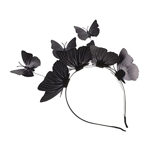 GALPADA 3D-Schmetterlings-Stirnband weihnachtsgeschenke weihnachts präsente haarreif schmetterlinge Kopfbedeckungen für Stirnbänder für Damen Boho-Kopftuch Haarreifen für Frauen Hut von GALPADA