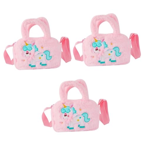 GALPADA 3St Einhorn-Tasche Geschenktüte für Mädchen Reisegeschenk Kinder umhängetasche Kinder Handtasche Handtaschen Umhängetasche für Damen Einhorn-Geldbörse für Mädchen Kinder Geldbörse von GALPADA