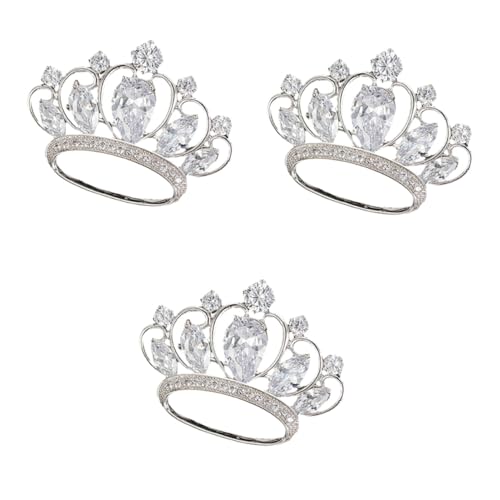 GALPADA 3St Korsage Brosche hochzeitsschmuck hochzeits schmuck brooch Brustpin brosche pin Hochwertige Brosche broschen Tiara Frauen Brosche Shirt Kopfbedeckung Stift Männer und Frauen von GALPADA