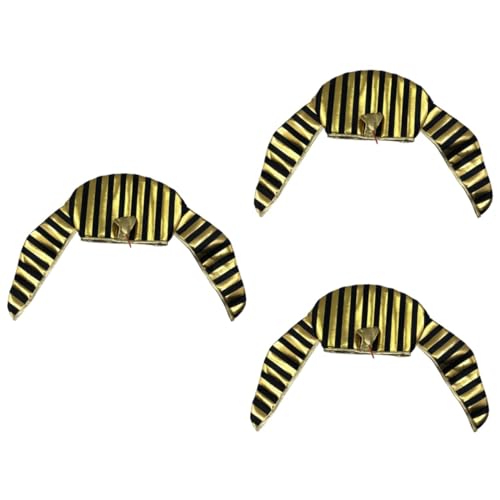 GALPADA 3stücke Ägyptischer Pharaonenhut Für Erwachsene Maskerade Party Hut Für Halloween Karneval Und Cosplay Festlicher Kopfschmuck Für Männer Und Frauen Langlebig Und Vielseitig von GALPADA