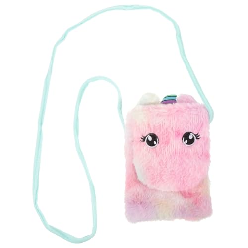 GALPADA 3St Tasche in Form eines Einhorns Kinder umhängetasche Kawaii Portemonnaie Outdoor-Handtasche Flauschige Umhängetasche Geldbörse Plüschtasche kleines Mädchen Schultertaschen von GALPADA