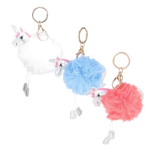 GALPADA 3-teiliger Schlüsselanhänger in Form Eines Autodekors Zartes Ornament Zum Aufhängen Von Taschen Schlüsselanhänger Für Die Schultasche von GALPADA