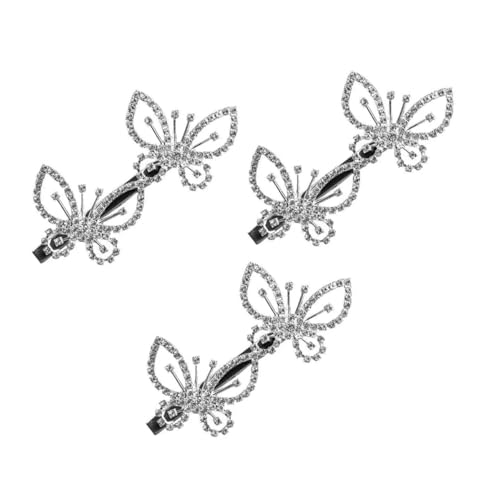 GALPADA 3 Stück Schmetterlinge Haarspangen Strass Haarschmuck für Mädchen Glitzernde Haarnadeln für Hochzeiten Partys Feiern Süßes Accessoire mit Kristallen GALPADA 3 Stück Schmetterlinge Haarspangen Strass Haarschmuck für Mädchen Glitzernde Haarnadeln für Hochzeiten Partys Feiern Süßes Accessoire mit Kristallen von GALPADA