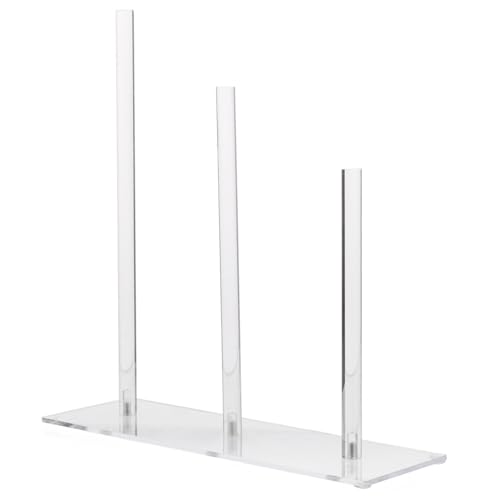 GALPADA 3stufe Transparenter Acryl-haarschmuck-organizer Scrunchie-ausstellungsständer Halter Aufbewahrungsregal Für Haargummis Haarbänder Und Accessoires Für Frauen Und von GALPADA