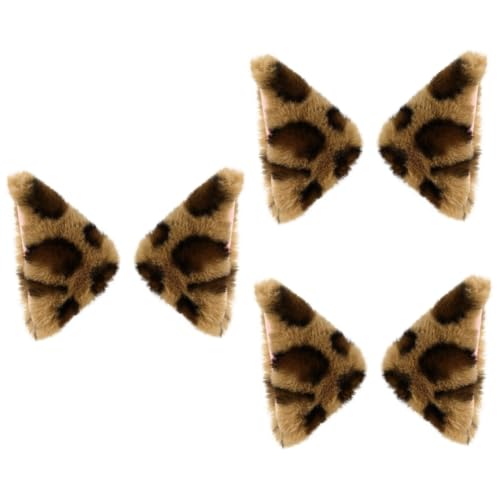 GALPADA 3paare Katzenohren Haarschmuck Niedliche Haarspangen Für Partys Karneval Cosplay Weiche Hautfreundliche Materialien Mit Einzigartigem Design Für Frauen von GALPADA