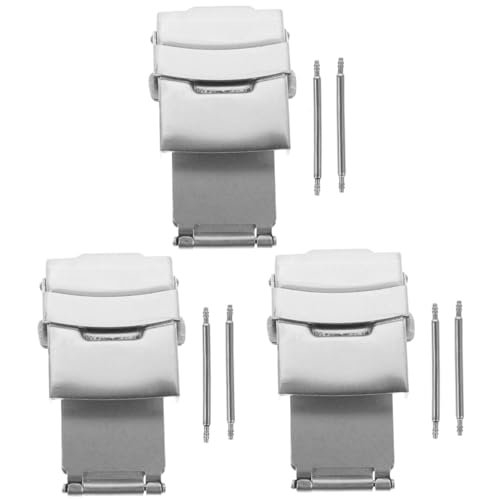 GALPADA 3sätze Einstellbare Edelstahl-uhrenklammer Für Armbänder Langlebig Installieren Geeignet Für Herren Und Damenarmbanduhren Für Austausch Defekter Schnallen von GALPADA