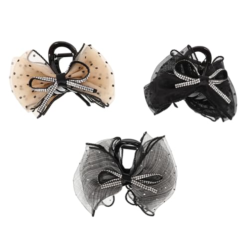 GALPADA 3stücke Große Haar-clips Mit -schleife Für Damen Haarklammern Für Dickes Und Langes Haar Party Und Hochzeit-accessoires Sicher Und Robust von GALPADA