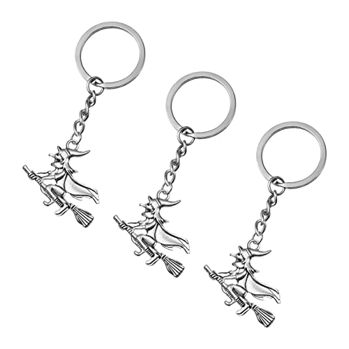 GALPADA 3stücke Witch Schlüsselanhänger Handgemachte Halloween Deko Hexenfigur Als Schlüsselbund Oder Taschenanhänger Leicht Und Robust Für Und Dekorationen von GALPADA