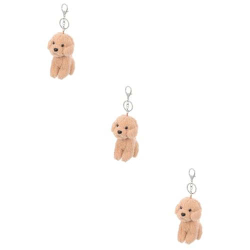 GALPADA 3stücke Hund Plüsch Schlüsselanhänger Kreatives Design Für Rucksäcke Strapazierfähiges Material Als Geschenkanhänger Oder Hellem von GALPADA