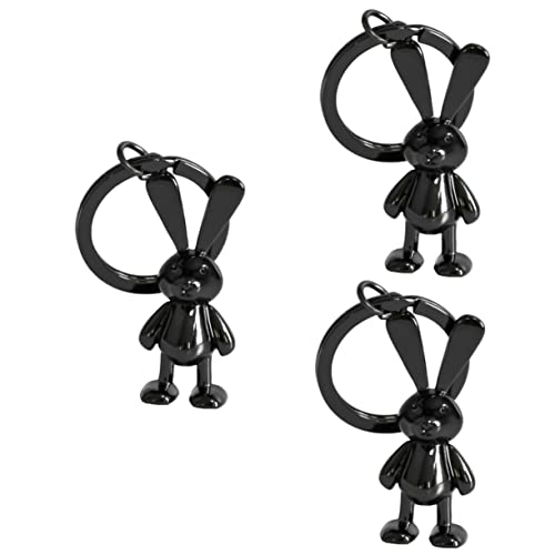 GALPADA 3stücke Zodiac Metall Schlüsselanhänger Cartoon Kaninchen Dekorative Hängedekoration Für Taschen Schlüssel Ostern Und Langlebig Und Praktisch von GALPADA