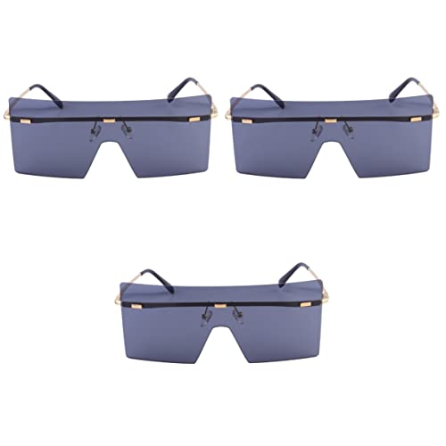 GALPADA 3st Quadratische Sonnenbrille Übergroße Sonnenbrille Quadratische Retro-sonnenbrille Flache Sonnenbrille Flache Farbtöne Neuheit Party Sungalsses Gotische Brille Stk Kleid Kasten GALPADA 3st Quadratische Sonnenbrille Übergroße Sonnenbrille Quadratische Retro-sonnenbrille Flache Sonnenbrille Flache Farbtöne Neuheit Party Sungalsses Gotische Brille Stk Kleid Kasten von GALPADA
