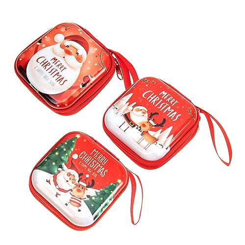 GALPADA 3stücke Geldbörsen Für Weihnachten Handliche Aufbewahrungstaschen Für Süßigkeiten Und Kopfhörer Als Oder Dekoration Am Weihnachtsbaum von GALPADA