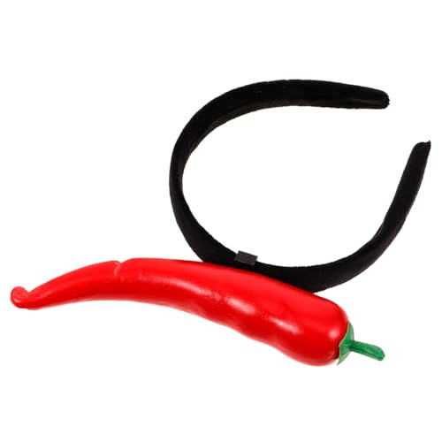 GALPADA 3stücke Chili Design Haarband Für Frauen Lustiger Haarschmuck Für Festivals Kreative Und Stilvolle Haarreifen Für Partys Und Besondere Anlässe Perfekter Haar-accessoire Für von GALPADA