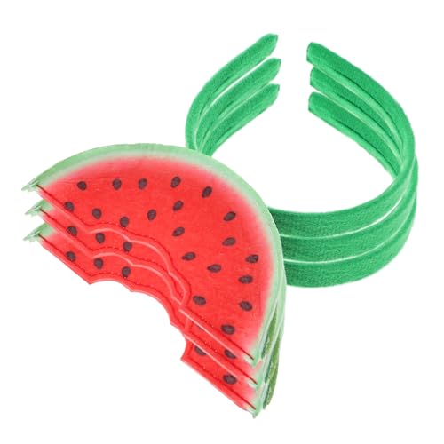 GALPADA 3stücke Teiliges Wassermelonen Stirnband Cartoon Kopfschmuck Für Junge Mädchen Für Partys Sommerfeste Und Cosplay Veranstaltungen Und Bequemes Design von GALPADA