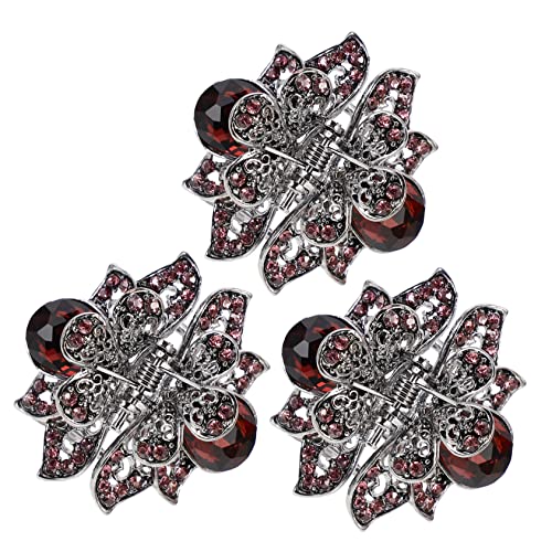 GALPADA 3stücke Zinklegierung Haarklammer Frauen Modische Haarnadel Blume Haar Klemmen Dekorative Haarspange Für Alltag Party Urlaub Büro Und Geschenkidee von GALPADA