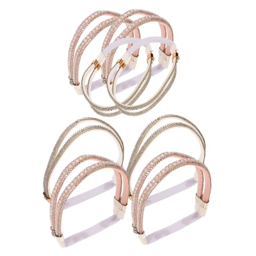 GALPADA 4 Paare Strass Schuhbänder mit Kunstperlen Elastische Abnehmbare Rutsch Bänder für Damen Sichere Fixierung von High Heels Sandalen Hausschuhen Einfach Verstellbar GALPADA 4 Paare Strass Schuhbänder mit Kunstperlen Elastische Abnehmbare Rutsch Bänder für Damen Sichere Fixierung von High Heels Sandalen Hausschuhen Einfach Verstellbar von GALPADA
