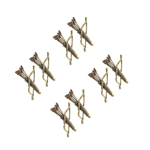 GALPADA 4 Sätze 4Er Set Und Bogenbrosche Schicke Broschen Gürtelschnalle Federclip Halskettenhalter Riemenscheiben Ohrringhalter Strassbroschen 2 Stück * 4 von GALPADA
