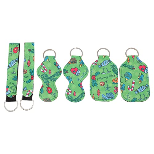 GALPADA 4 Sets Weihnachts Lippenstift Set Flaschen Schlüsselanhänger In Reisegröße Lippenpflegestift Halter Flüssigkeitsspender Schlüsselanhänger Halter Mini Sprühflaschenhalter GALPADA 4 Sets Weihnachts Lippenstift Set Flaschen Schlüsselanhänger In Reisegröße Lippenpflegestift Halter Flüssigkeitsspender Schlüsselanhänger Halter Mini Sprühflaschenhalter von GALPADA
