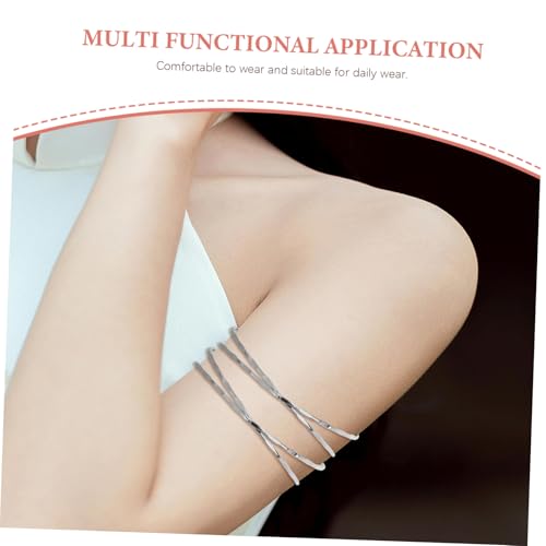 GALPADA 4stücke Schmuckarmbänder Für Damen Verstellbar Geometrisch Stapelbar Armreife Aus Legierung Einzigartige Armbänder Trendiger Armreif Offenes Wickelarmband von GALPADA