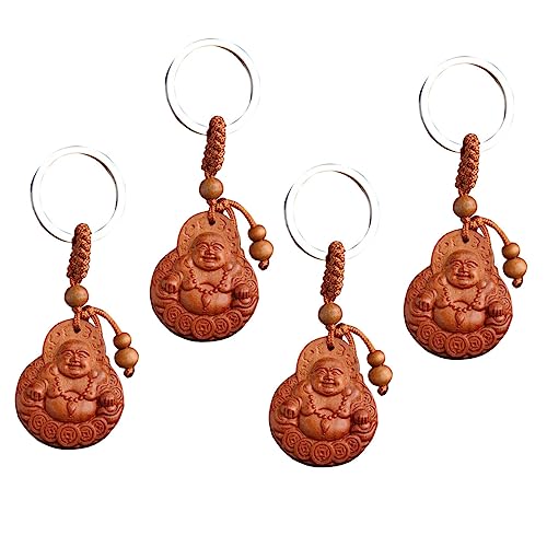 GALPADA 4 Stück Auto Schlüsselanhänger Feng-Shui-schlüsselhalter Chinesischer Charm-anhänger Feng Shui Hängende Verzierung Chinesischer Feng-Shui-Charme Reichtum Skulptur Holz GALPADA 4 Stück Auto Schlüsselanhänger Feng-Shui-schlüsselhalter Chinesischer Charm-anhänger Feng Shui Hängende Verzierung Chinesischer Feng-Shui-Charme Reichtum Skulptur Holz von GALPADA