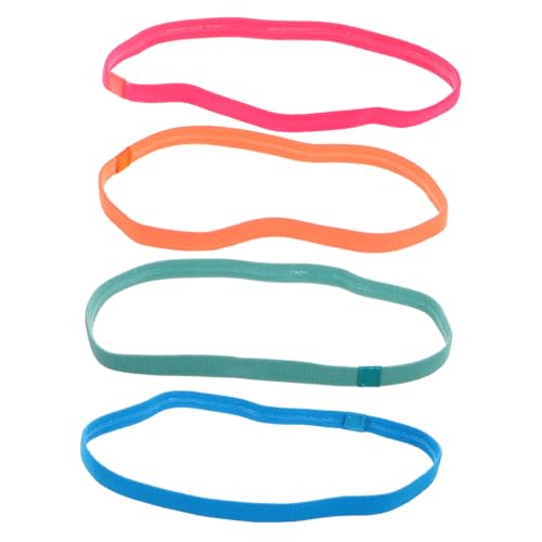 GALPADA 4stücke Elastische Sport-stirnbänder Für Frauen Rutschfeste Bequeme Haarbänder Für Yoga Laufen Und Fitness Leichte Farbenfrohe Accessoires Für Aktive Frauen von GALPADA