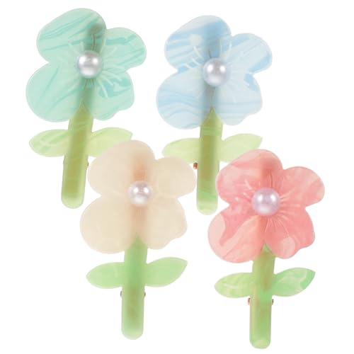 GALPADA 4stücke Blumen Haarklammern Zierliche Barrettes Dekorative Haarspangen Für Mädchen Stilvolles Haar Zubehör von GALPADA