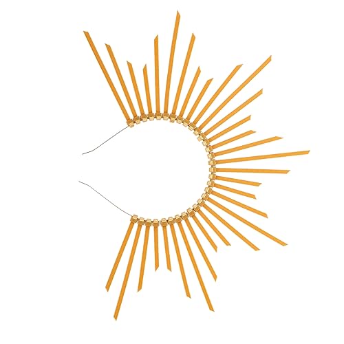 GALPADA 4 Stück Haarschmuck Der Göttin Unserer Dame Prinzessinnen Kostüme Haarreifen Göttinnen Kostüm Kopfschmuck Braut Stirnband Prinzessin Outfits Für Mädchen Goldener von GALPADA