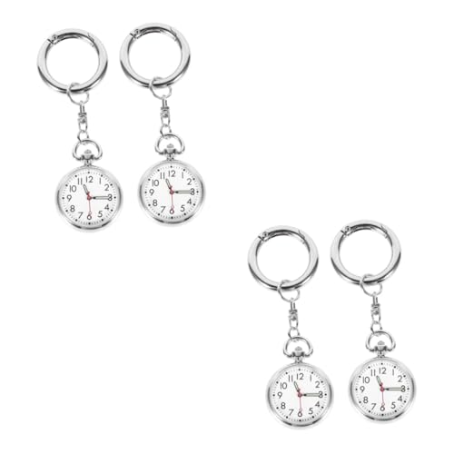 GALPADA 4 Stück Medizinische Krankenschwesterform Damenuhren Krankenschwester Anstecknadel Damenuhren Für Frauen Krankenschwester Ansteckuhr Timing Uhr Krankenschwesternuhr von GALPADA