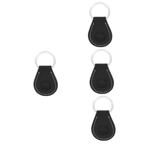 GALPADA 4stücke Schlüsselanhänger Leder Kartenhalter Mit Robuste Stilvolle Aufbewahrung Für Zugangskarten Und Schlüssel Dekoratives Accessoire Für Taschen Und Rucksäcke von GALPADA