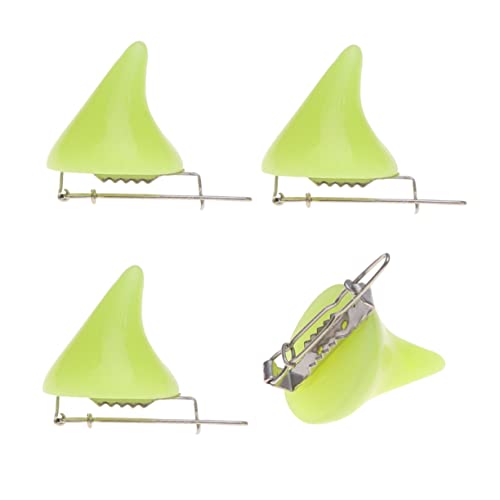 GALPADA 4-teiliges Set mit Modischen Haarspangen in Teufelshorn-form Haar-accessoires für Partys und Halloween für Jungen und Mädchen Kopfbedeckungen Leichtes Haarspangen-set Aus Stoff und Metall von GALPADA