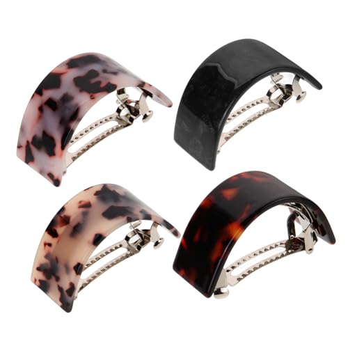 GALPADA 4stücke Pack Haarspangen Frühling-design Haarnadeln Halbkreis-clips Pferdeschwanz-halter Damen Haar-accessoires von GALPADA