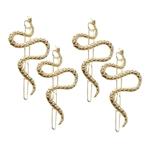GALPADA 4stücke Schlangen-haarspangen S-förmige Für Damen Dekorative Haarspangen Langlebige Haarnadeln Haar-accessoires Für Jeden Anlass von GALPADA