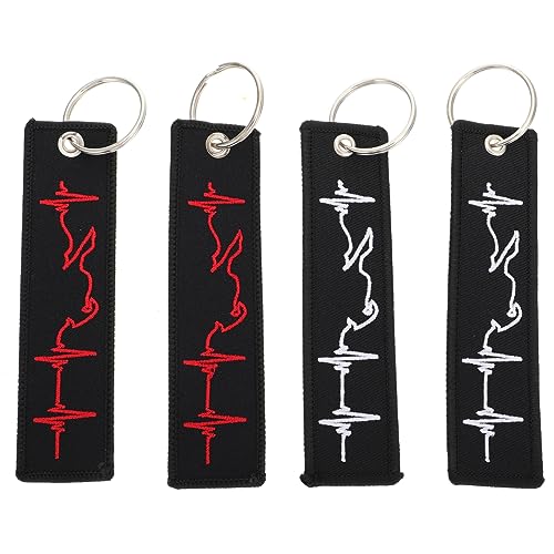 GALPADA Schlüsselanhänger Mit Anhängern – Modische Bestickte Schlüsselanhänger Ideal Für Handtaschen Spielzeug Und Raumdekoration von GALPADA