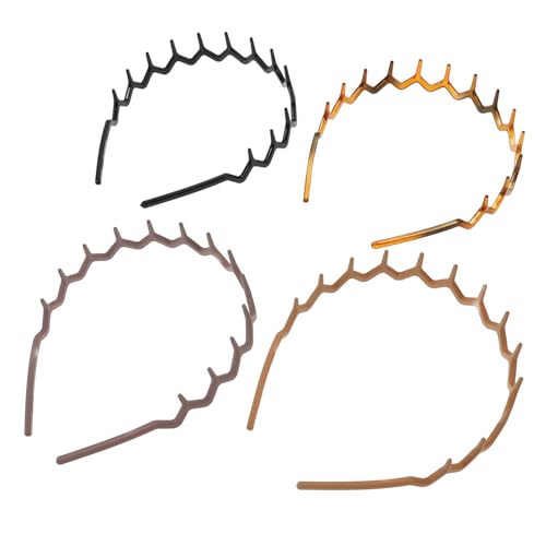 GALPADA 4 Stück Spitzen-stirnband Frau Stirnband Spa-stirnband Zum Waschen Des Gesichts Gewelltes Haarkamm-stirnband Stirnbänder Für Die Hautpflege Haarband Zum Waschen Des Gesichts Stk von GALPADA