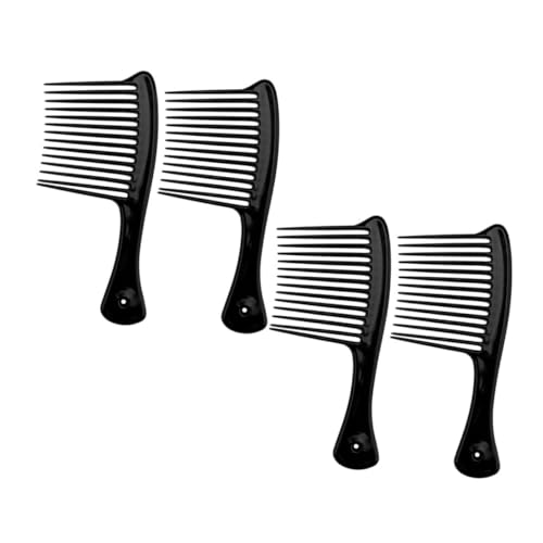 GALPADA 4 Stück Teiliges Breitzahniger Haarkämme aus Frisierkamm für Zuhause Salon Reisen Geeignet für Haartypen Langlebig Leicht für Männer und von GALPADA