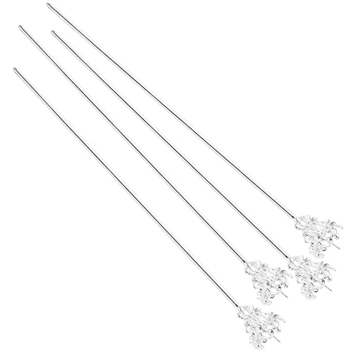GALPADA 4 Stück Teiliges Chinesische Haarnadel Retro Haarschmuck mit Blütenmotiv für Hochzeiten Partys Alltag und Cosplay Stilvolles Haarstyling Tool für Damen von GALPADA