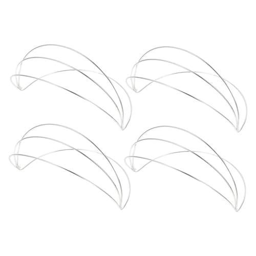 GALPADA 4stücke Teilige Stirnband-kronenbasis Diy-kopfschmuckrahmen Für Hanfu Und Cosplay Metallbasis Für Hochzeiten Und Bastelkronen von GALPADA