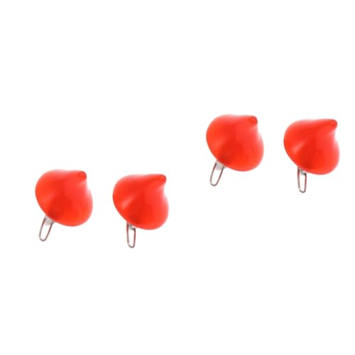 GALPADA 4 Stück Teufel Haarspangen Halloween-Haarspangen Requisiten Stirnband Hörner Teufelshorn-Clips Stirnbänder Halloweenkostüm Party-Haar-Accessoires aus Teufelshorn rot von GALPADA