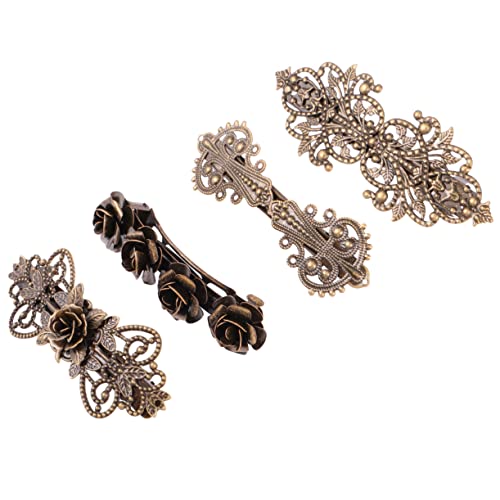 GALPADA 4 Stück Vintage Haarnadel retro Haarnadeln Vintage-Kopfschmuck Stift für Haare Styling Haarzubehör für Mädchen Bronze haarschmuck dekorative Haaraccessoires Kupfer von GALPADA